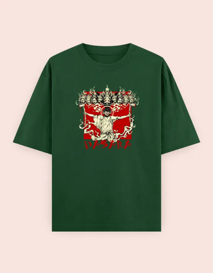 👑 "DASARA: Rise Over Rage" – Oversized T-ShirtUnisex Oversized Classic T-Shirt