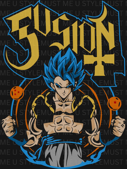 👉👈 Gogeta “Fusion” Oversized Anime T-Shirt