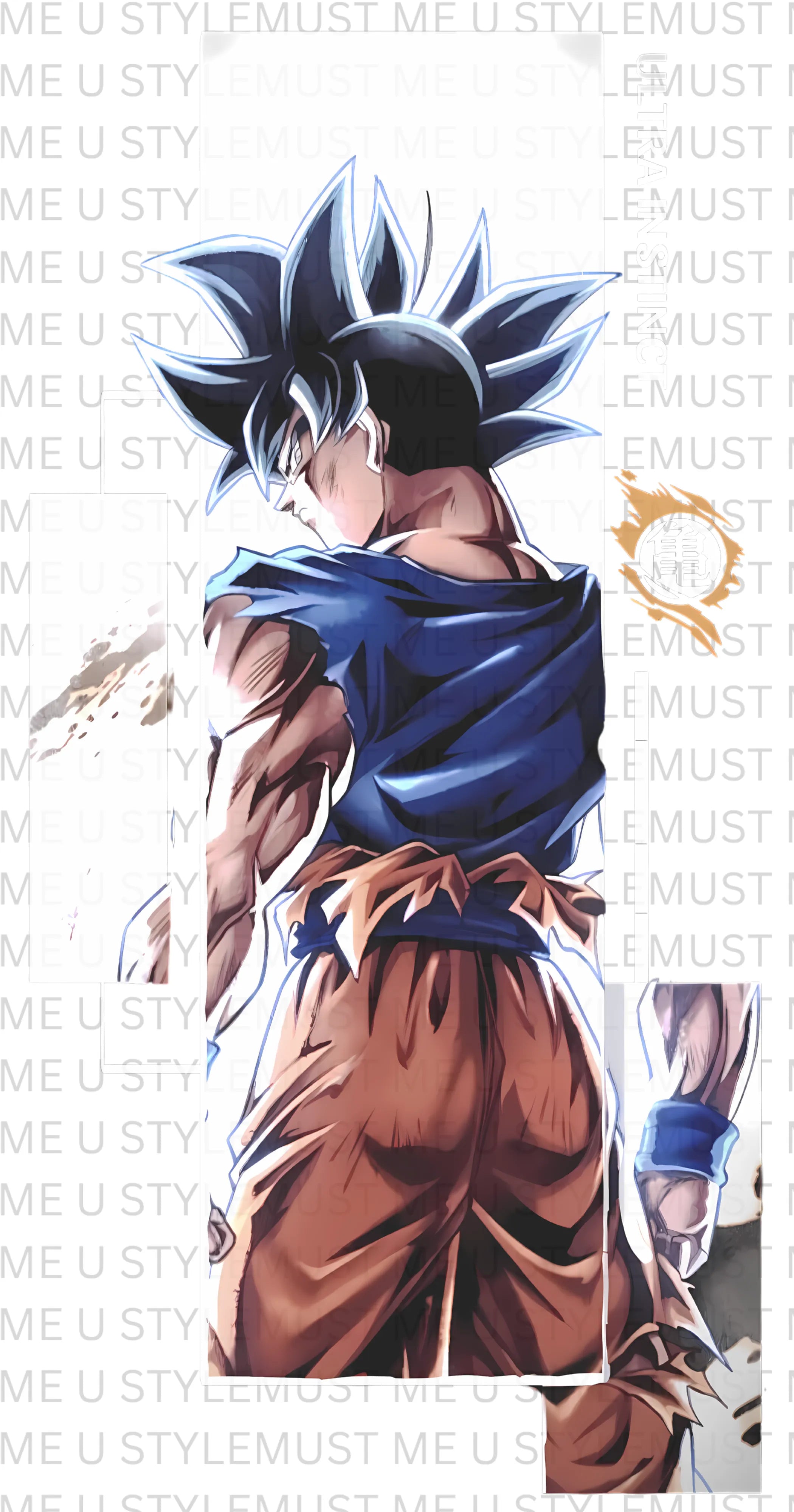 Ultra Duality – Goku Instinct x Blue Oversized T-Shirt