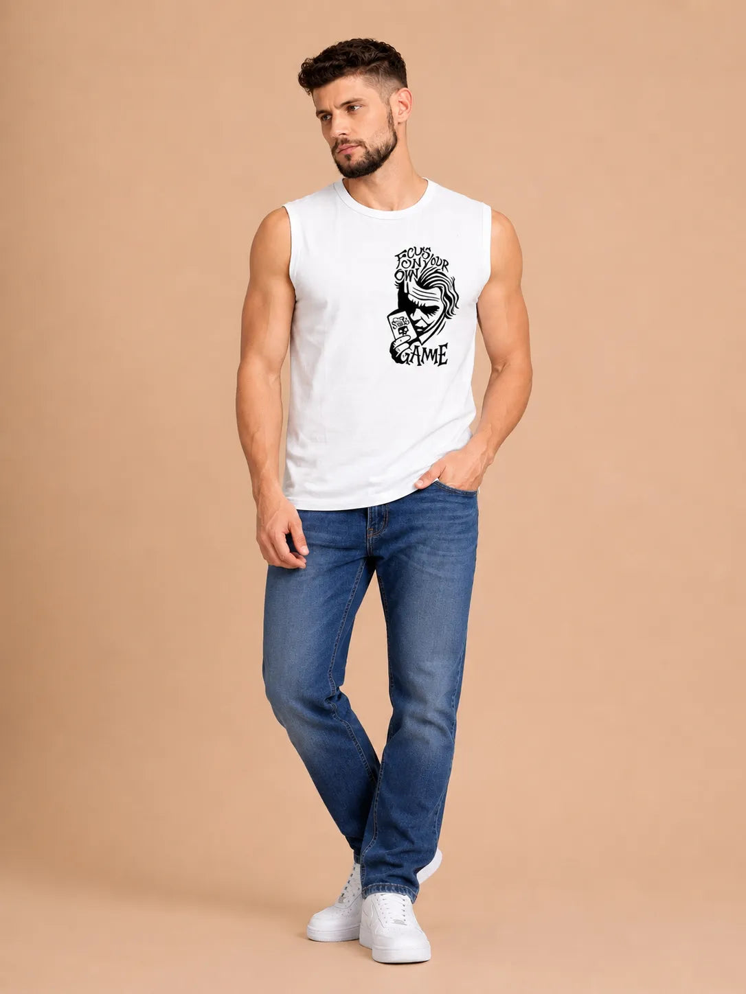 Joker Focus Your Own Game - Men's Sleeveless T-Shirt
