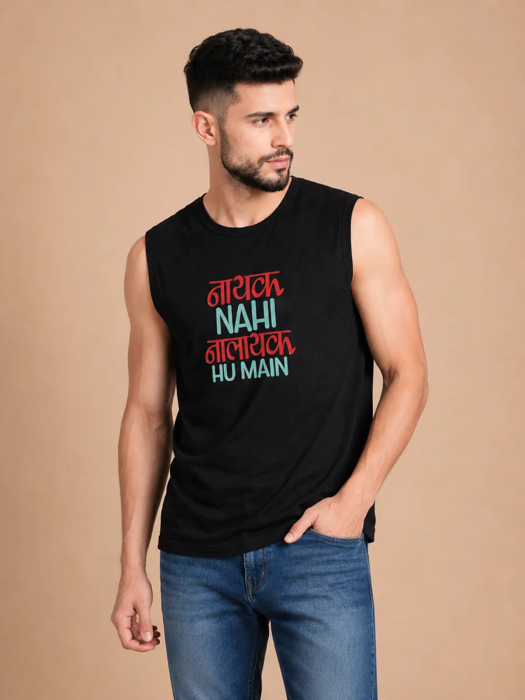Nayak Nahi Nalayak Hu Main – Men's Sleeveless T-Shirt