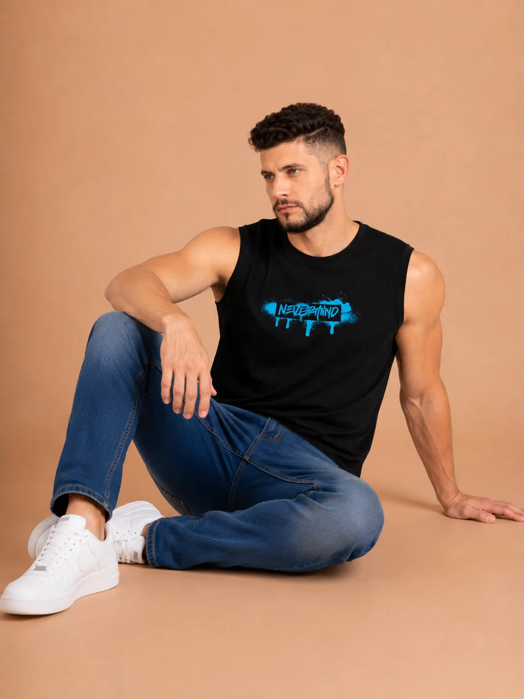 Never Mind – Men's Sleeveless T-Shirt