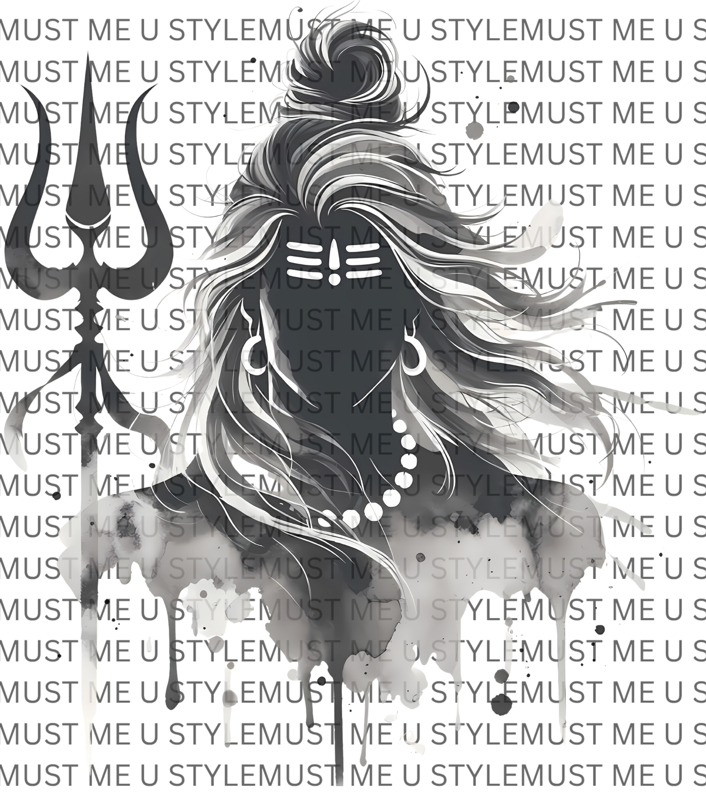 🔱 Divine Shiva – Oversized T-Shirt