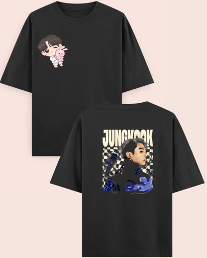 🐰 Jungkook “Dreamer Mode On” | BTS JK Inspired – Oversized T-Shirt