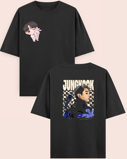 🐰 Jungkook “Dreamer Mode On” | BTS JK Inspired – Oversized T-Shirt
