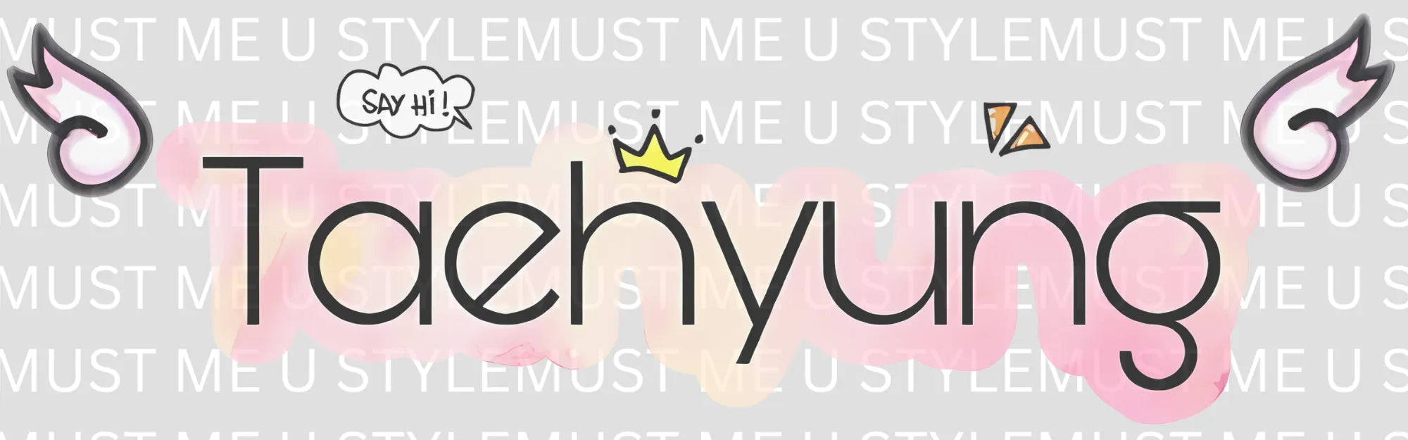 Taehyung “Say Hi!” BTS V Inspired - Oversized T-Shirt