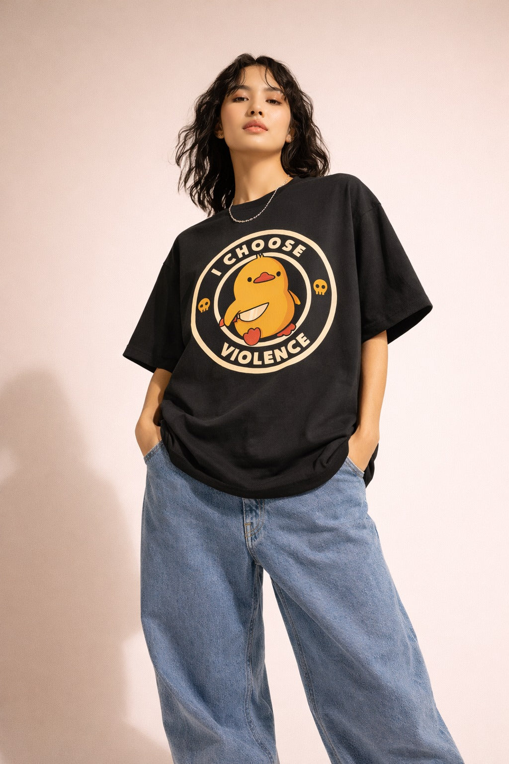 I Choose Violence – Oversized T-Shirt