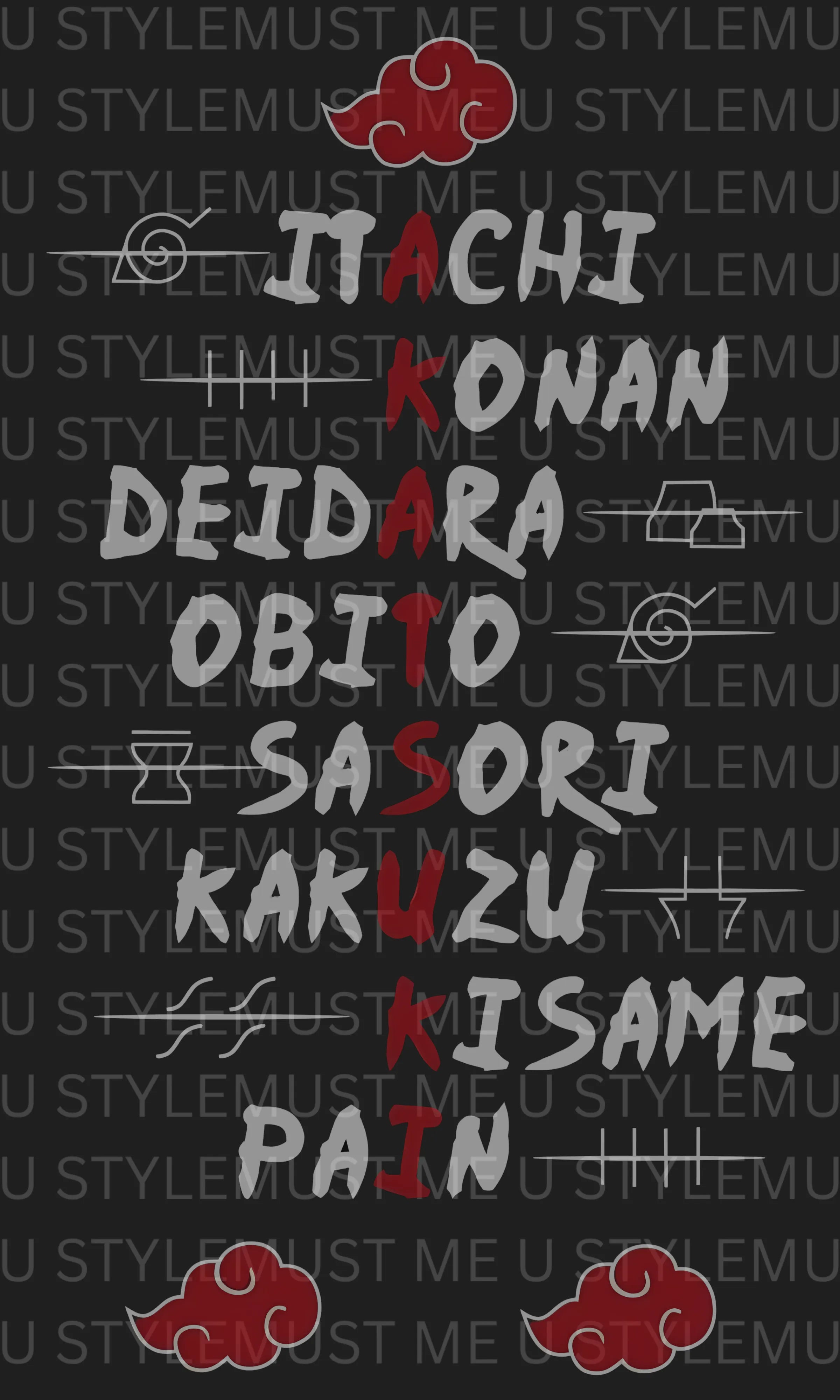 Akatsuki Rogue Ninjas - Regular Fit