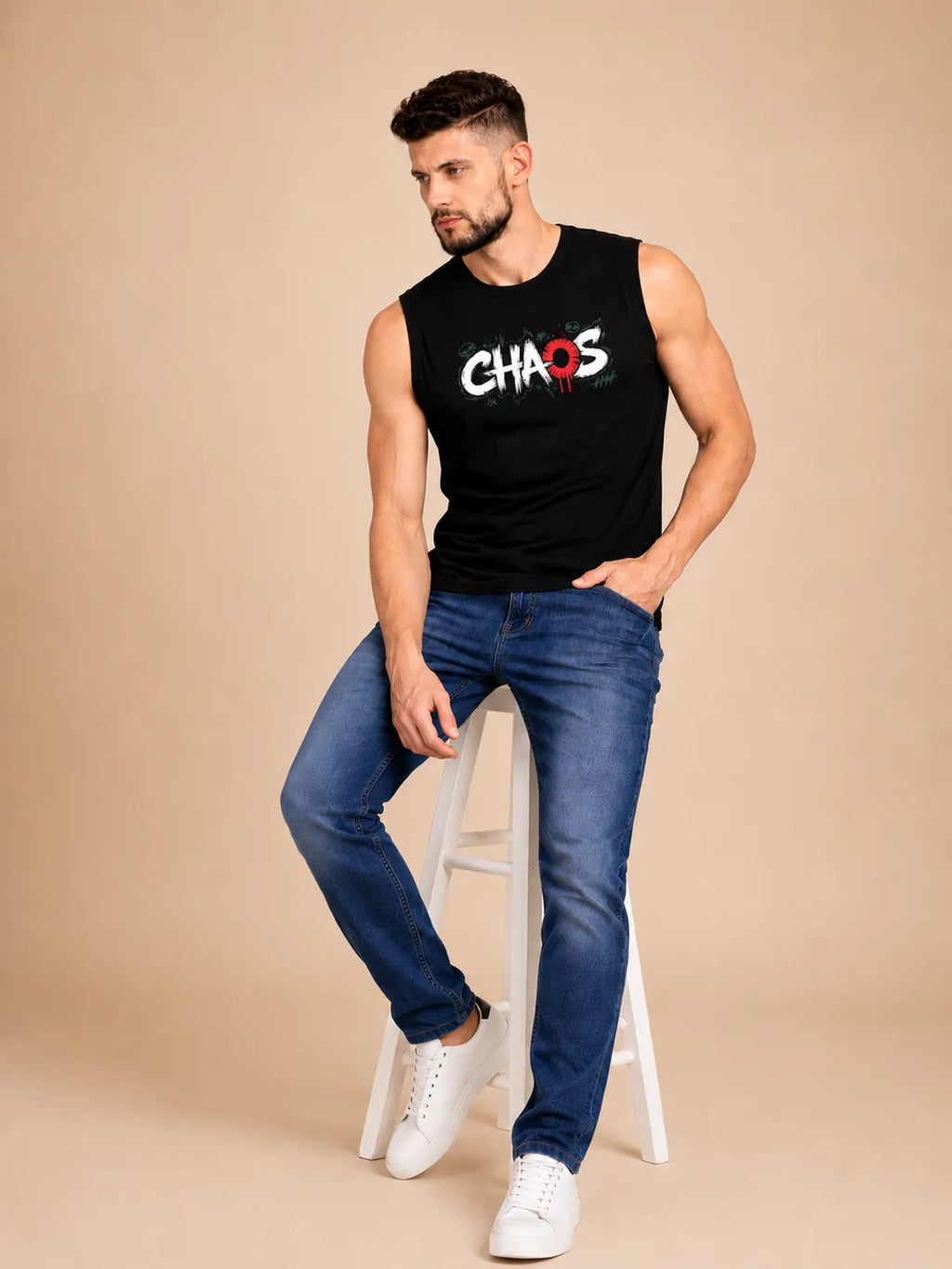 Chaos Mode – Men's Sleeveless T-Shirt