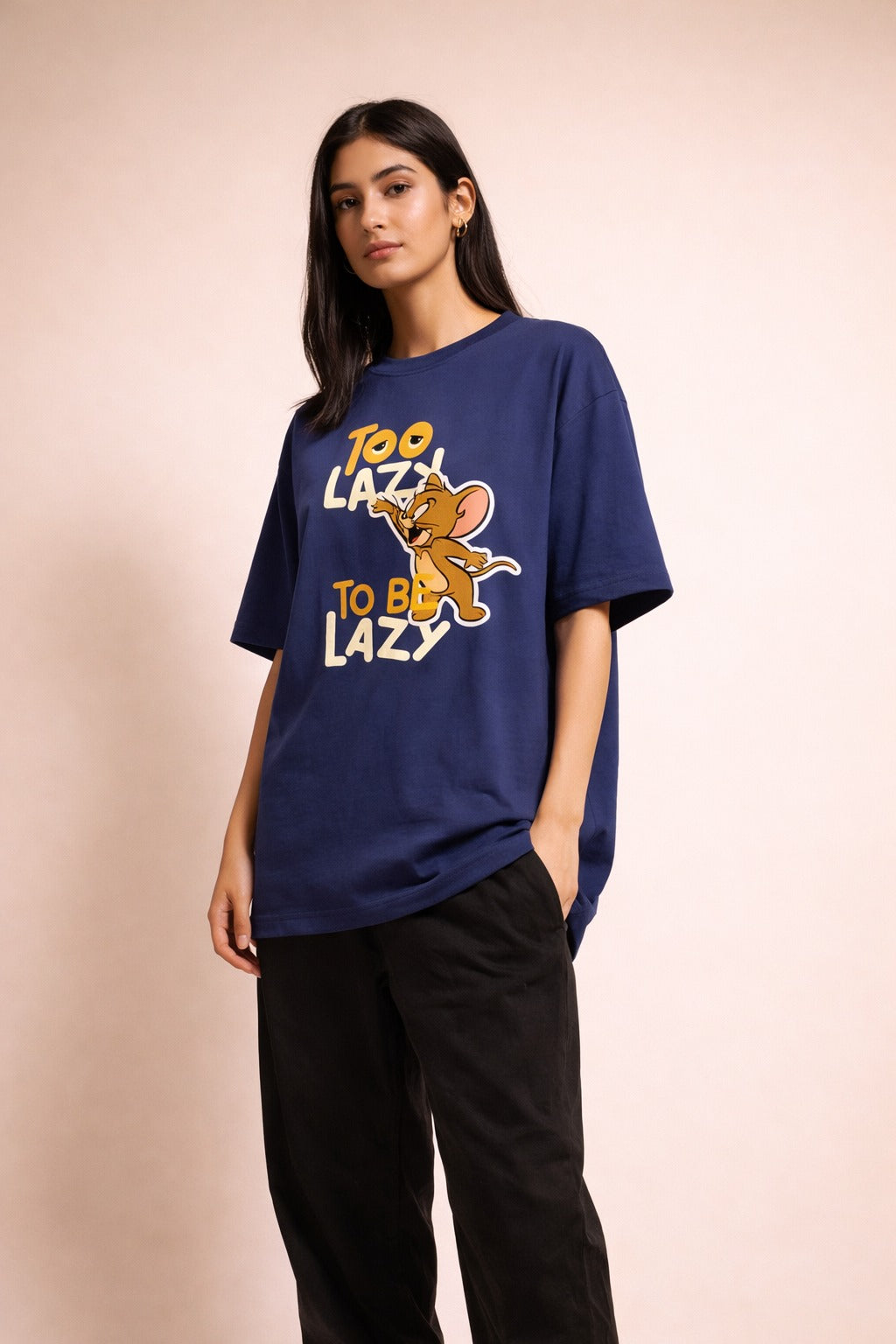 Jerry "Too Lazy To Be Lazy" Oversized T-Shirt