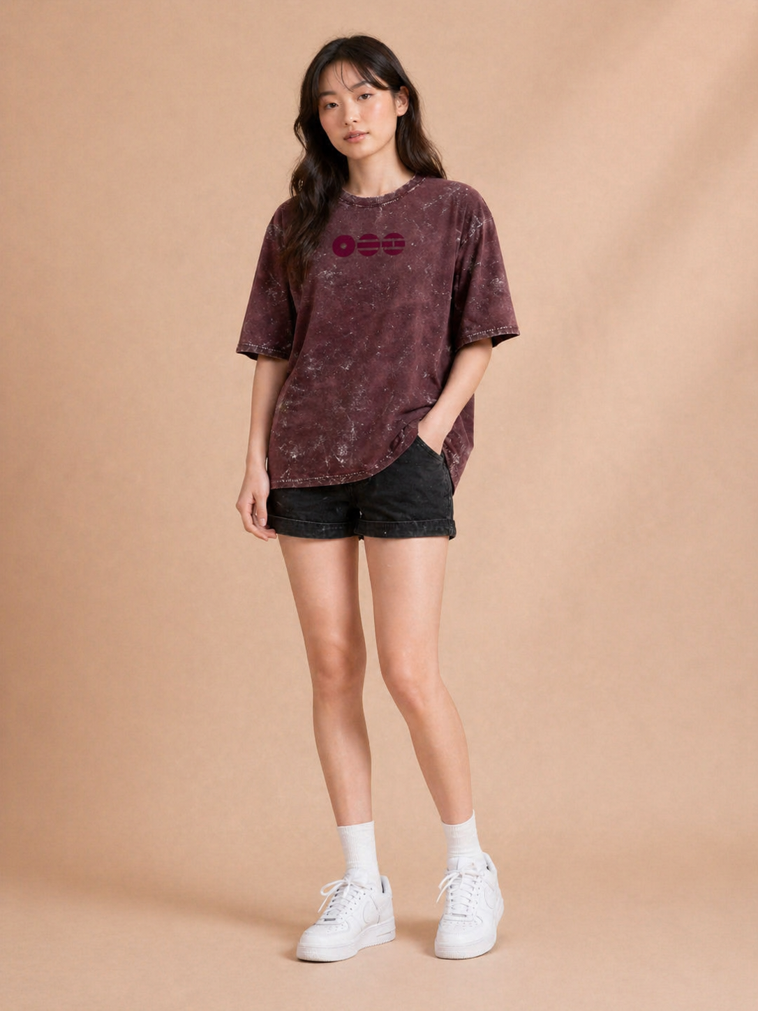 K-pop Arirang - Unisex Acid Washed Oversized Tee