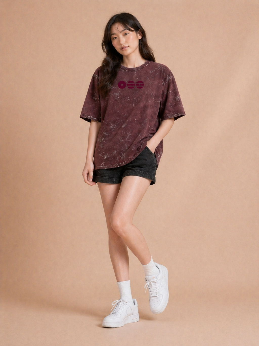 K-pop Arirang - Unisex Acid Washed Oversized Tee