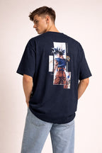 Ultra Duality – Goku Instinct x Blue Oversized T-Shirt