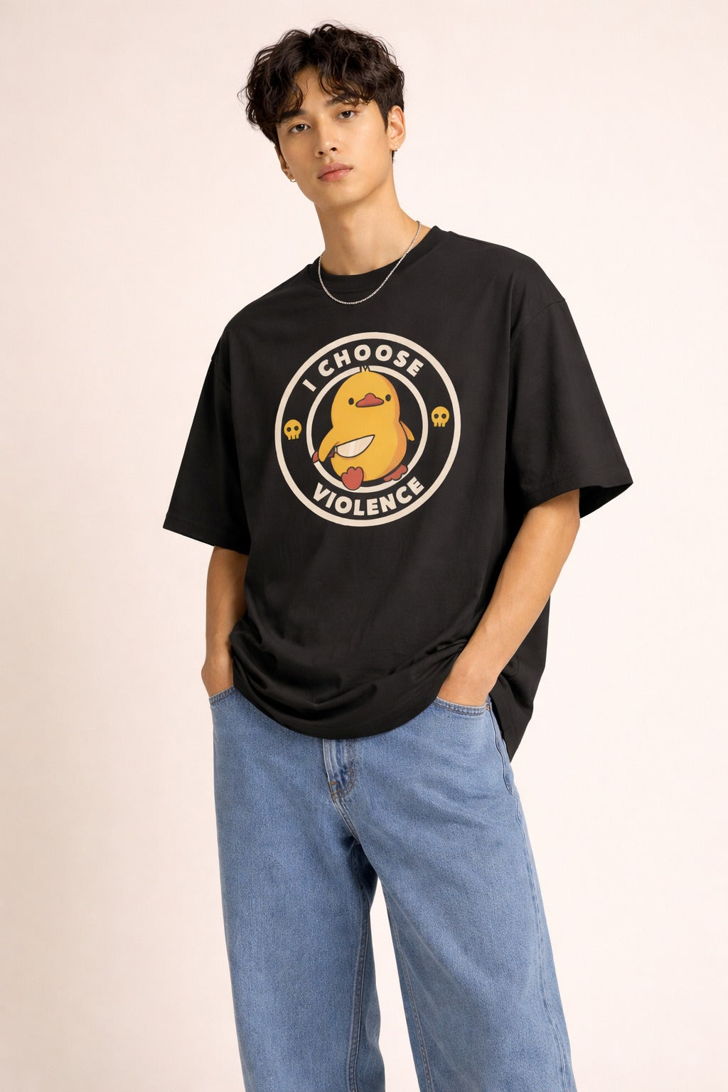 I Choose Violence – Oversized T-Shirt